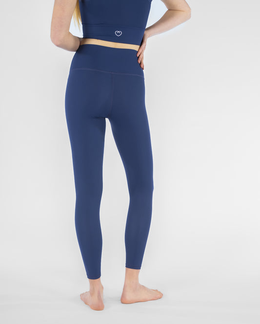 Lulu High-Waist Leggings (Kernblau)