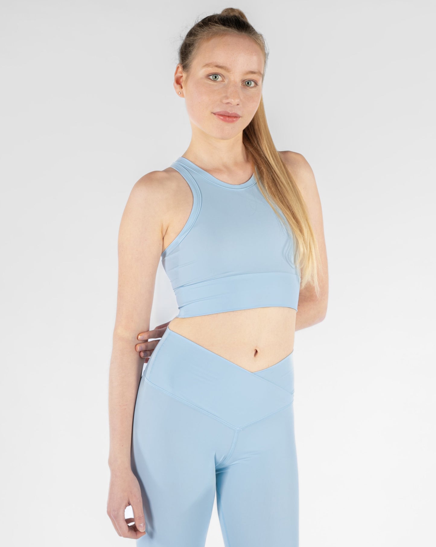 Cara High Neck Crop Top